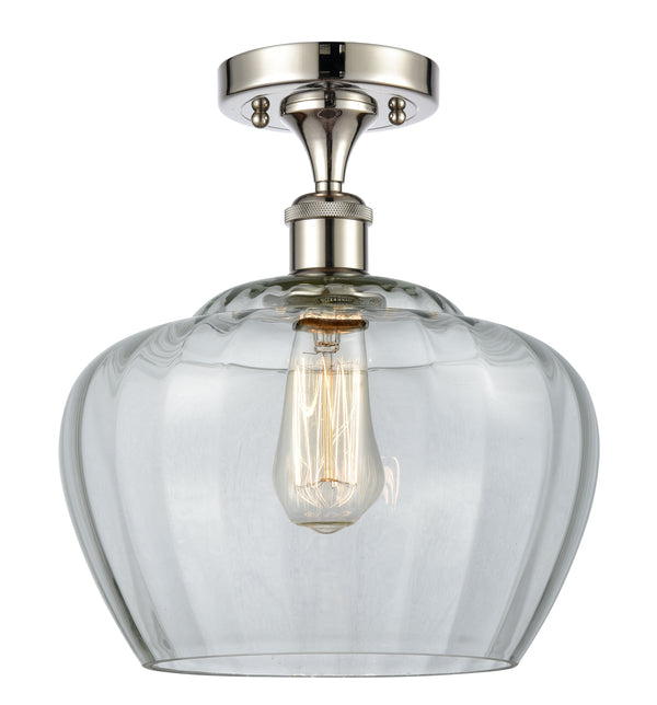 Innovations Lighting Large Fenton 1 Light Semi-Flush Mount Part Of The Ballston Collection 516-1C-PN-G92-L-LED