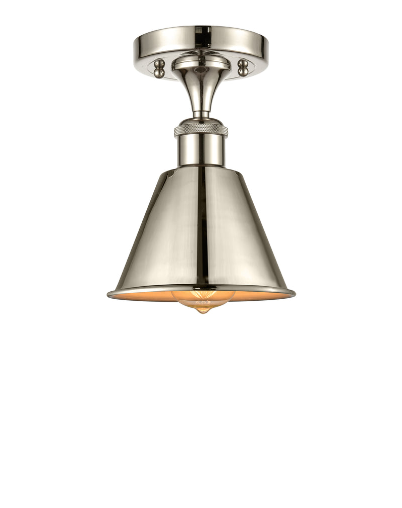 Innovations Lighting Smithfield 1 Light Semi-Flush Mount Part Of The Ballston Collection 516-1C-PN-M8-LED
