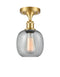 Innovations Lighting Belfast 1 Light Semi-Flush Mount Part Of The Ballston Collection 516-1C-SG-G104-LED