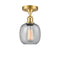 Innovations Lighting Belfast 1 Light Semi-Flush Mount Part Of The Ballston Collection 516-1C-SG-G104