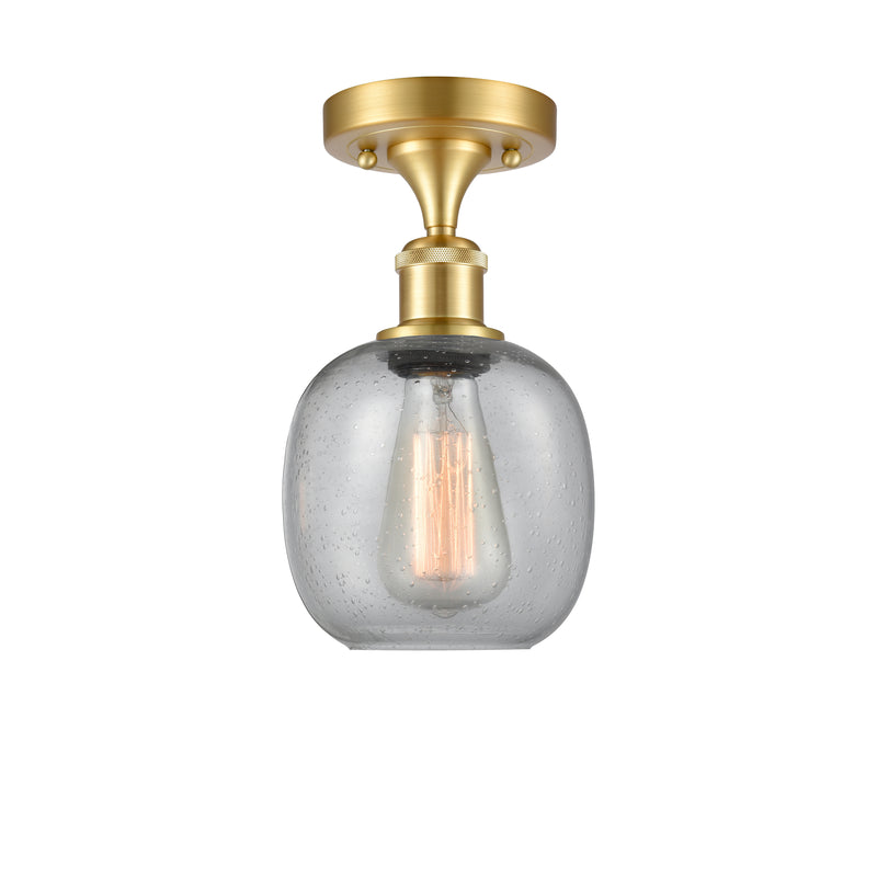Innovations Lighting Belfast 1 Light Semi-Flush Mount Part Of The Ballston Collection 516-1C-SG-G104