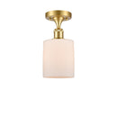 Innovations Lighting Cobbleskill 1 Light Semi-Flush Mount Part Of The Ballston Collection 516-1C-SG-G111