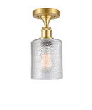 Innovations Lighting Cobbleskill 1 Light Semi-Flush Mount Part Of The Ballston Collection 516-1C-SG-G112-LED