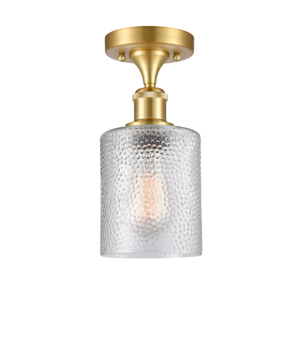 Innovations Lighting Cobbleskill 1 Light Semi-Flush Mount Part Of The Ballston Collection 516-1C-SG-G112-LED