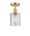 Innovations Lighting Cobbleskill 1 Light Semi-Flush Mount Part Of The Ballston Collection 516-1C-SG-G112-LED