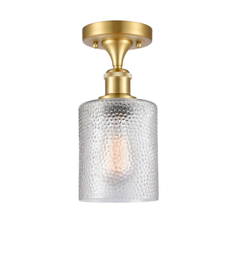 Innovations Lighting Cobbleskill 1 Light Semi-Flush Mount Part Of The Ballston Collection 516-1C-SG-G112-LED