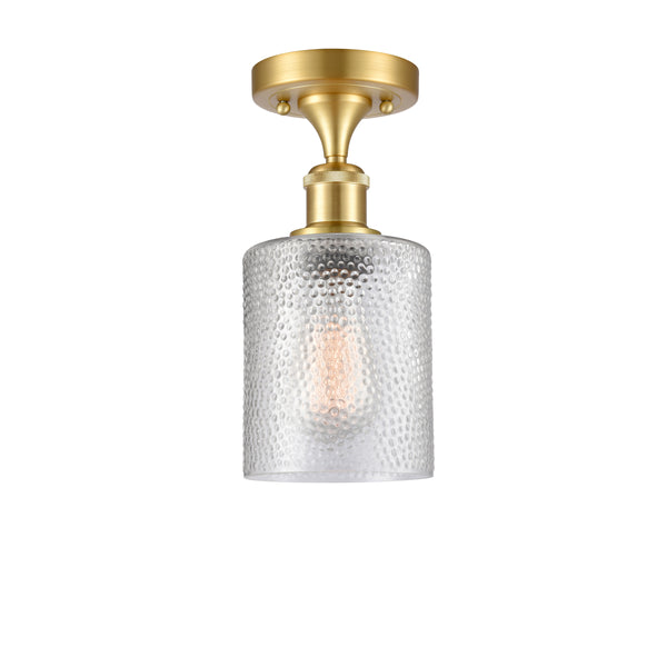 Innovations Lighting Cobbleskill 1 Light Semi-Flush Mount Part Of The Ballston Collection 516-1C-SG-G112