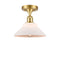 Innovations Lighting Orwell 1 Light Semi-Flush Mount Part Of The Ballston Collection 516-1C-SG-G131