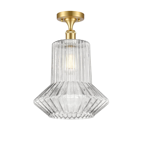 Innovations Lighting Springwater 1 Light Semi-Flush Mount Part Of The Ballston Collection 516-1C-SG-G212