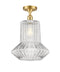 Innovations Lighting Springwater 1 Light Semi-Flush Mount Part Of The Ballston Collection 516-1C-SG-G212-LED