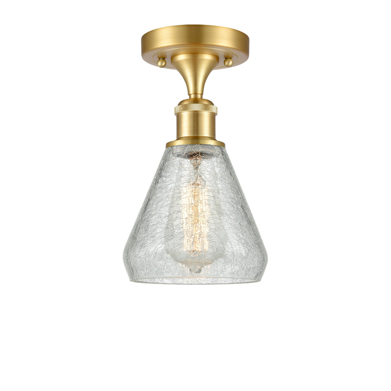 Innovations Lighting Conesus 1 Light Semi-Flush Mount Part Of The Ballston Collection 516-1C-SG-G275
