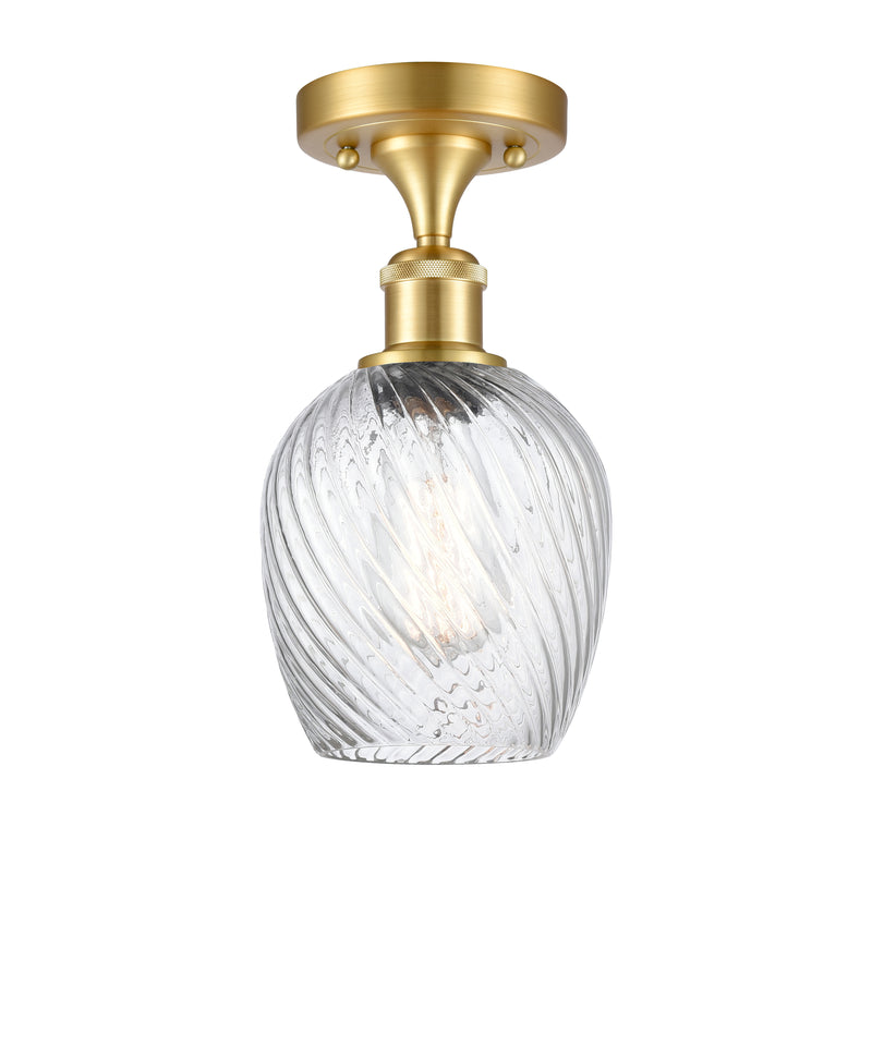 Innovations Lighting Salina 1 Light Semi-Flush Mount Part Of The Ballston Collection 516-1C-SG-G292-LED