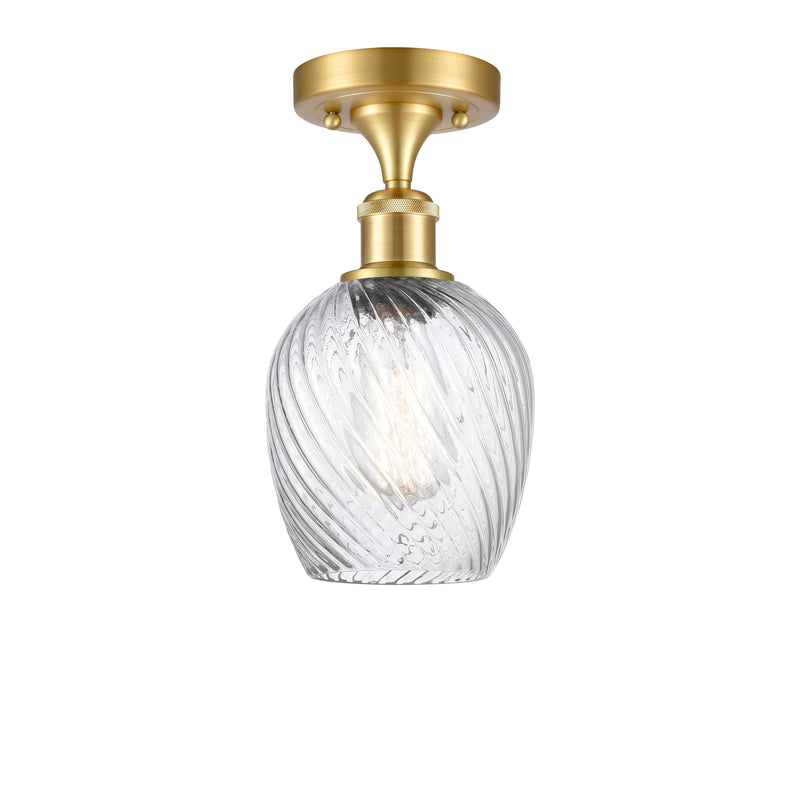 Innovations Lighting Salina 1 Light Semi-Flush Mount Part Of The Ballston Collection 516-1C-SG-G292