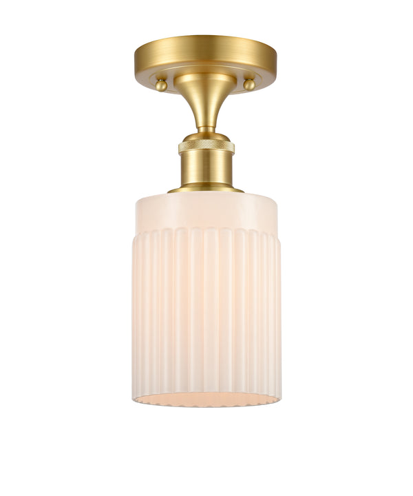 Innovations Lighting Hadley 1 Light Semi-Flush Mount Part Of The Ballston Collection 516-1C-SG-G341-LED