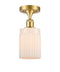Innovations Lighting Hadley 1 Light Semi-Flush Mount Part Of The Ballston Collection 516-1C-SG-G341-LED