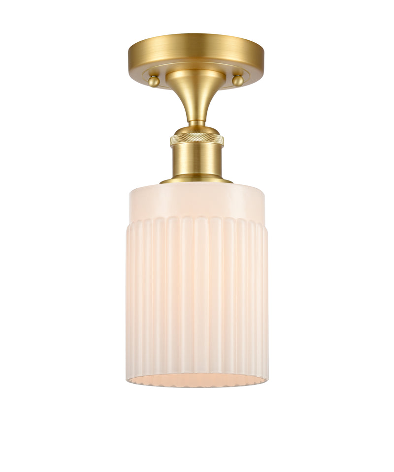 Innovations Lighting Hadley 1 Light Semi-Flush Mount Part Of The Ballston Collection 516-1C-SG-G341-LED
