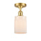 Innovations Lighting Hadley 1 Light Semi-Flush Mount Part Of The Ballston Collection 516-1C-SG-G341