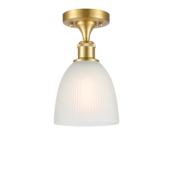 Innovations Lighting Castile 1 Light Semi-Flush Mount Part Of The Ballston Collection 516-1C-SG-G381