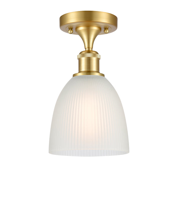 Innovations Lighting Castile 1 Light Semi-Flush Mount Part Of The Ballston Collection 516-1C-SG-G381-LED