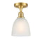 Innovations Lighting Castile 1 Light Semi-Flush Mount Part Of The Ballston Collection 516-1C-SG-G381-LED