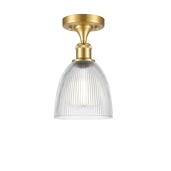 Innovations Lighting Castile 1 Light Semi-Flush Mount Part Of The Ballston Collection 516-1C-SG-G382