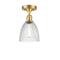 Innovations Lighting Castile 1 Light Semi-Flush Mount Part Of The Ballston Collection 516-1C-SG-G382