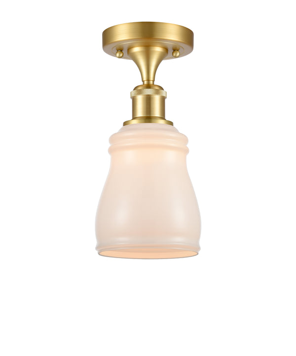 Innovations Lighting Ellery 1 Light Semi-Flush Mount Part Of The Ballston Collection 516-1C-SG-G391-LED