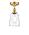 Innovations Lighting Ellery 1 Light Semi-Flush Mount Part Of The Ballston Collection 516-1C-SG-G392-LED