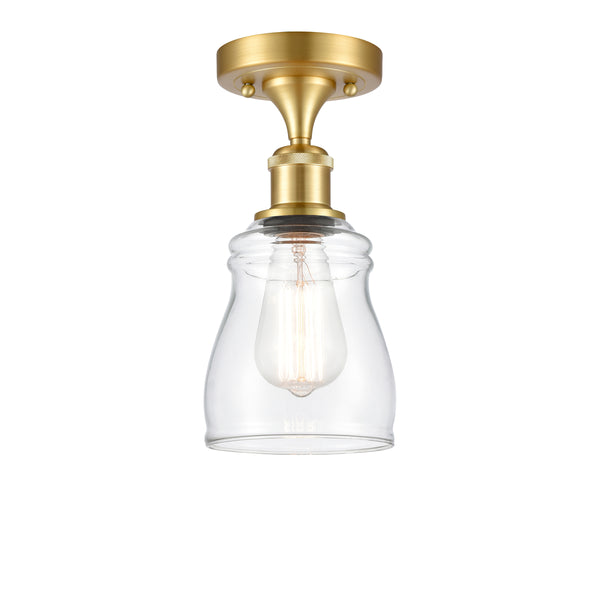 Innovations Lighting Ellery 1 Light Semi-Flush Mount Part Of The Ballston Collection 516-1C-SG-G392