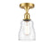 Innovations Lighting Ellery 1 Light Semi-Flush Mount Part Of The Ballston Collection 516-1C-SG-G392