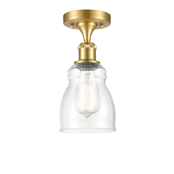 Innovations Lighting Ellery 1 Light Semi-Flush Mount Part Of The Ballston Collection 516-1C-SG-G394