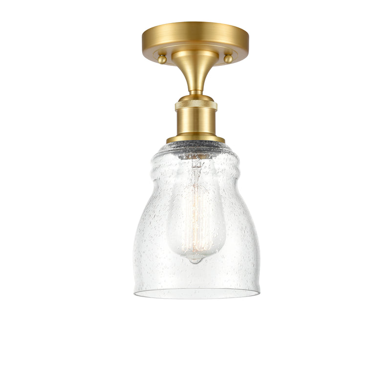 Innovations Lighting Ellery 1 Light Semi-Flush Mount Part Of The Ballston Collection 516-1C-SG-G394