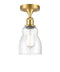 Innovations Lighting Ellery 1 Light Semi-Flush Mount Part Of The Ballston Collection 516-1C-SG-G394-LED