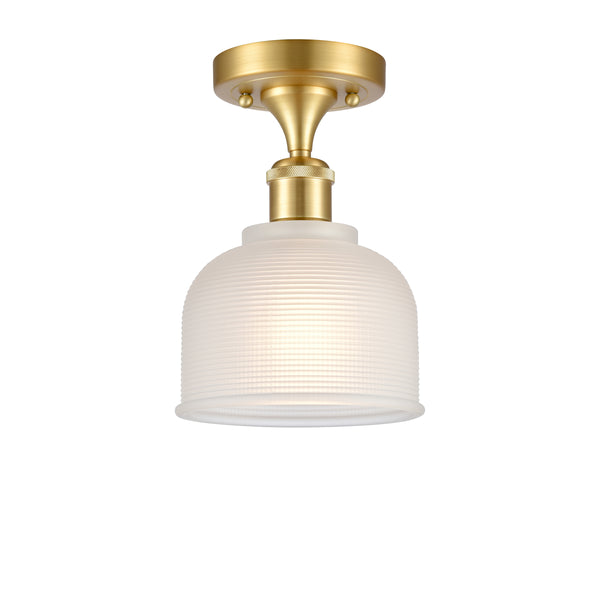 Innovations Lighting Dayton 1 Light Semi-Flush Mount Part Of The Ballston Collection 516-1C-SG-G411