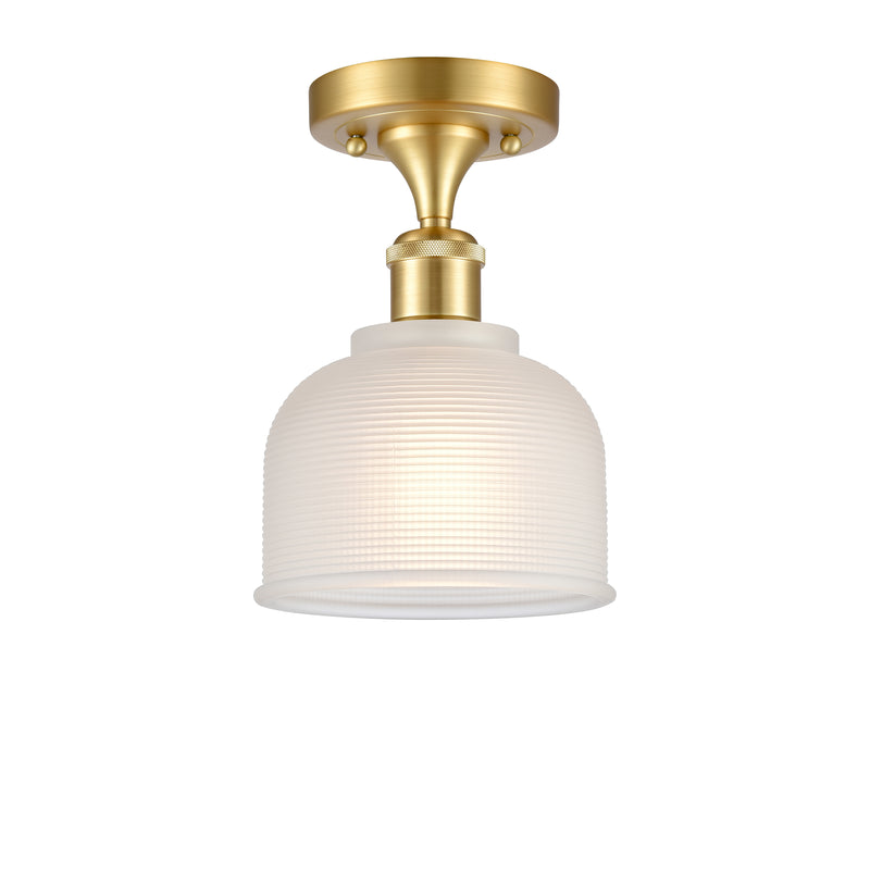 Innovations Lighting Dayton 1 Light Semi-Flush Mount Part Of The Ballston Collection 516-1C-SG-G411