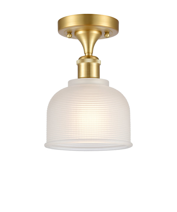 Innovations Lighting Dayton 1 Light Semi-Flush Mount Part Of The Ballston Collection 516-1C-SG-G411-LED
