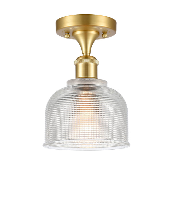 Innovations Lighting Dayton 1 Light Semi-Flush Mount Part Of The Ballston Collection 516-1C-SG-G412-LED