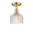 Innovations Lighting Dayton 1 Light Semi-Flush Mount Part Of The Ballston Collection 516-1C-SG-G412