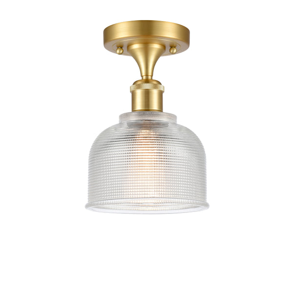 Innovations Lighting Dayton 1 Light Semi-Flush Mount Part Of The Ballston Collection 516-1C-SG-G412