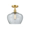 Innovations Lighting Large Fenton 1 Light Semi-Flush Mount Part Of The Ballston Collection 516-1C-SG-G92-L-LED