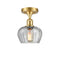 Innovations Lighting Fenton 1 Light Semi-Flush Mount Part Of The Ballston Collection 516-1C-SG-G92