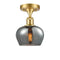 Innovations Lighting Fenton 1 Light Semi-Flush Mount Part Of The Ballston Collection 516-1C-SG-G93