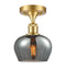 Innovations Lighting Fenton 1 Light Semi-Flush Mount Part Of The Ballston Collection 516-1C-SG-G93-LED
