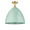 Innovations Lighting Plymouth Dome 1 Light" Semi-Flush Mount 516-1C-SG-MBD-16-SF