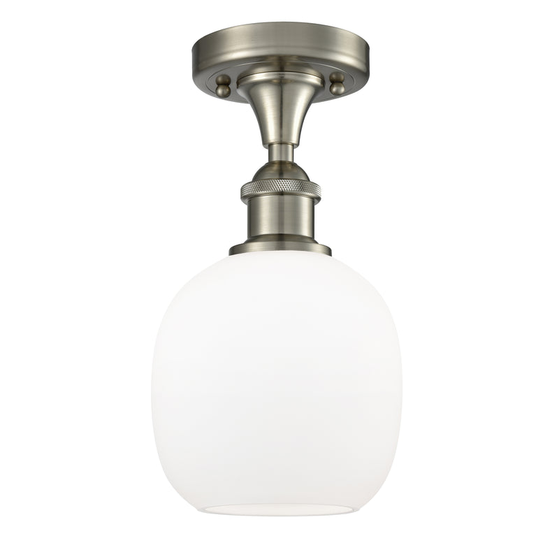 Innovations Lighting Belfast 1 Light Flush Mount Part Of The Ballston Collection 516-1C-SN-G101