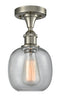 Innovations Lighting Belfast 1 Light Flush Mount Part Of The Ballston Collection 516-1C-SN-G104-LED