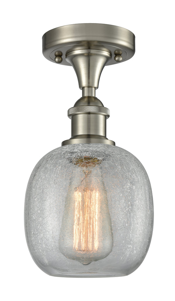 Innovations Lighting Belfast 1 Light Semi-Flush Mount Part Of The Ballston Collection 516-1C-SN-G105-LED