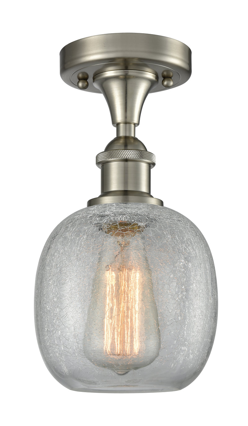 Innovations Lighting Belfast 1 Light Semi-Flush Mount Part Of The Ballston Collection 516-1C-SN-G105-LED