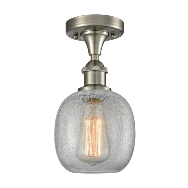 Innovations Lighting Belfast 1 Light Semi-Flush Mount Part Of The Ballston Collection 516-1C-SN-G105