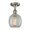 Innovations Lighting Belfast 1 Light Semi-Flush Mount Part Of The Ballston Collection 516-1C-SN-G105